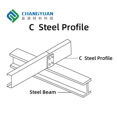 Thin Walled Structural Steel Profile Cold Formed Steel Sections Zinc Content 40-275g