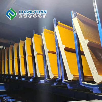 Thermal Insulation PU Sandwich Roof Panel Energy Saving 75/100/150mm