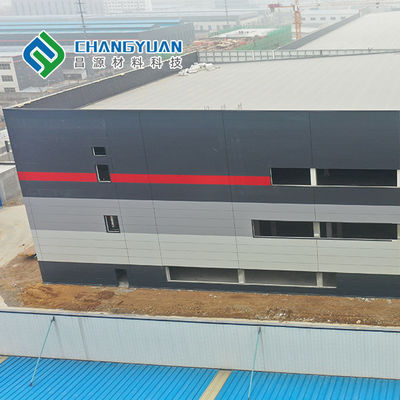 Four Groove Curtain Wall Metal Panel 50/75/100mm Pu Wall Panel