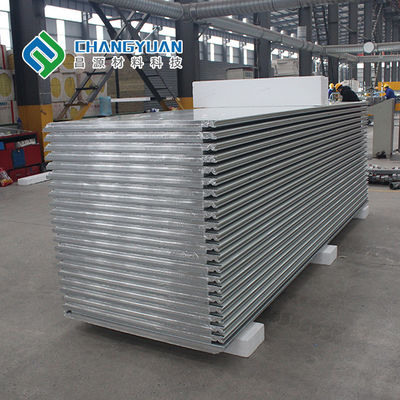 Four Groove Curtain Wall Metal Panel 50/75/100mm Pu Wall Panel