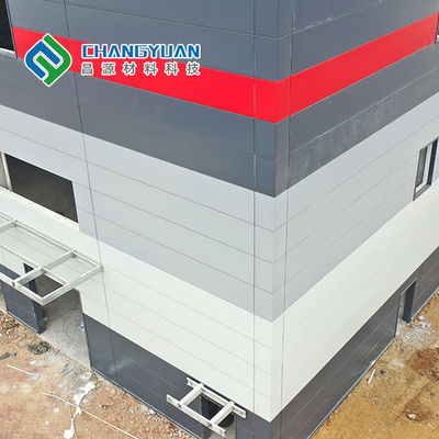 Four Groove Curtain Wall Metal Panel 50/75/100mm Pu Wall Panel