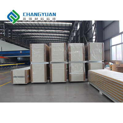 50mm PU Sandwich Wall Panel Polyurethane Structural Insulated Panels Lightweight
