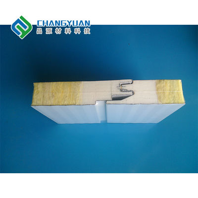 Decorative PU Sandwich Wall Panel Fire Resistance Building Materials