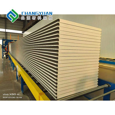 Sandwich Polyurethane Decorative Wall Panels two layers Light Weight
