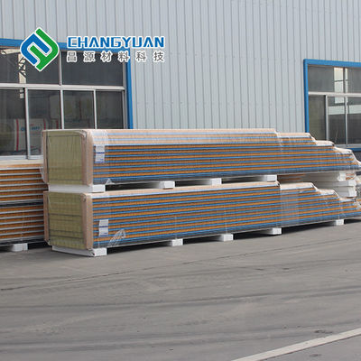 200mm PU Sandwich Wall Panel With Steel Panels And Polyurethane Insulation Core