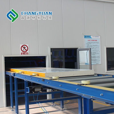 Lightweight 50mm Polyurethane Sandwich Panels Heat Insulation