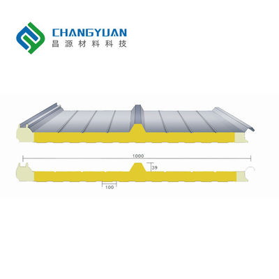 OEM Polyurethane PU Sandwich Roof Panel With Sound Insulation