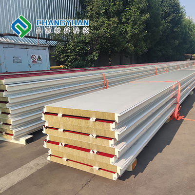 Heat Preservation PU Sandwich Roof Panel For Building Construction Insulation