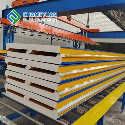 Sandwich Structure Pu Roof Panel For Construction Insulation