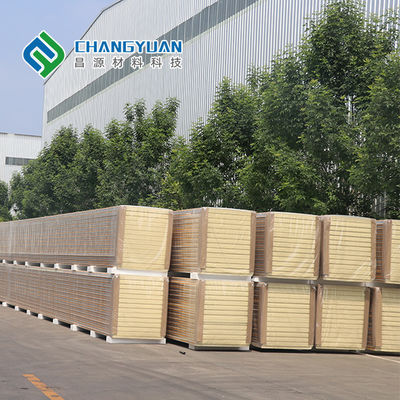 Waterproof PU Sandwich Wall Panel 200mm Decorative Pu Sandwich Panel