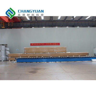Lightweight Fireproof PU Sandwich Wall Panel Thickness 50/75/100mm