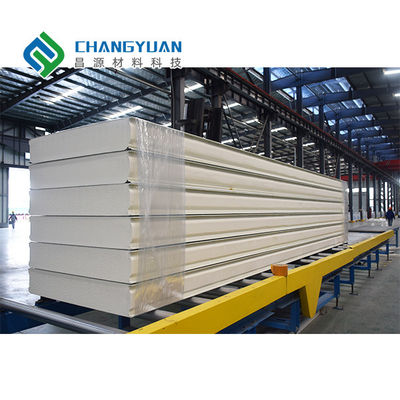Fireproof B1/B2 Polyurethane Cold Room Panel For Insulated Safe Secure Storage PU sandwich panel and Customizable PIR Sandwich Panel for Cold Rooms with Moisture Resistance and Sound Insulation 