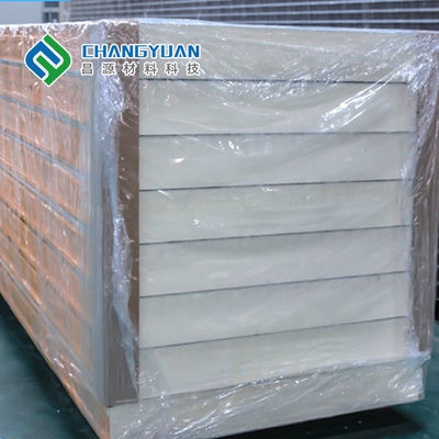 Customizable PIR Sandwich Panel for Cold Rooms with Moisture Resistance and Sound Insulation and Fireproof B1/B2 Polyurethane Cold Room Panel For Insulated Safe Secure Storage PU sandwich panel.