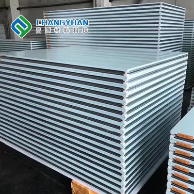 Polyurethane Insulated Cleanroom Wall Material 980/1080mm Width