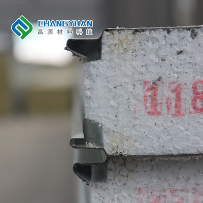 SMP PVF Insulation Sandwich Panels Sandwich Roofing Sheet 1000mm-1500mm Width