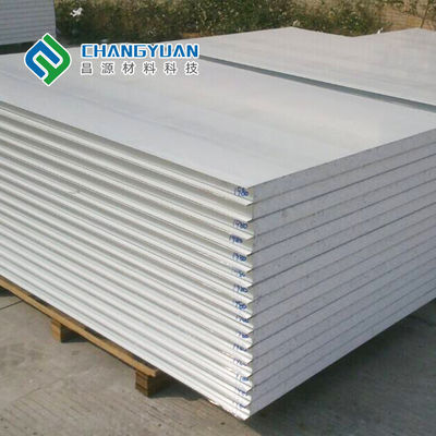50mm-200mm Sandwich Sheet For Roofing PVC/SMP/PVF surface