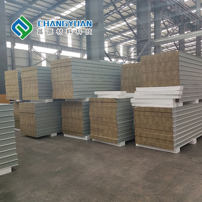 PVDF PVF Surface Insulation Sandwich Panels IPX6 Waterproof