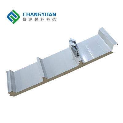 PU Rock Wool Photovoltaic Roof Panel Polyurethane Foam Light Weight