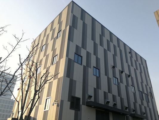 Beveled Edge Curtain Wall Metal Panel For Low Maintenance And Fireproof Applications