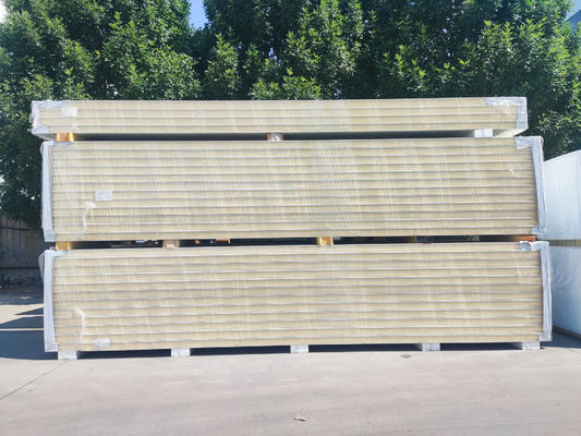 Durability Lightweight PU Sandwich Wall Panel Waterproof Anti Corrosion Surface For Longevity