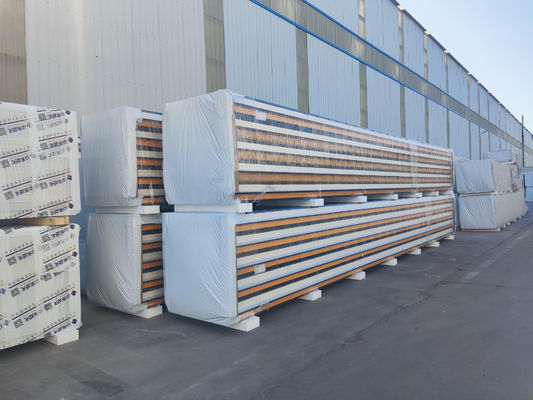 Color Coated PU Sandwich Panel With Fireproofing Soundproofing And Anti Corrosion Features