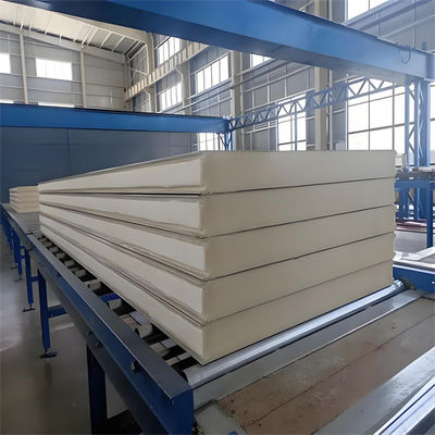 Customizable Thickness / Length / Color Cold Room PU Panel Great Sound Insulation