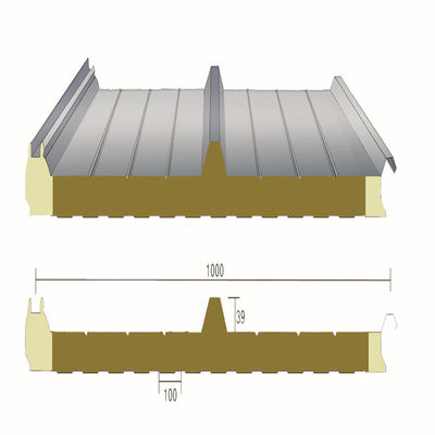 Customizable Pu Roof Panel Pu Sandwich Roof With Guaranteed Durability And Waterproofing