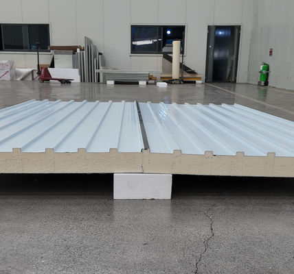 Customized Polyurethane Sandwich Roof Panels with Rock/Glass Wool Great Wall Panels