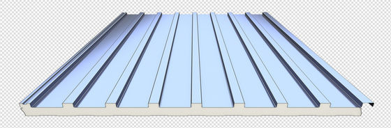 Fire Retardant Sandwich Structure PU Sandwich Roof Panel with B1/B2 Fire Rating Great Wall Panels