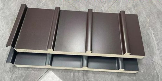 Customizable PU Sandwich Roof Panel with B1/B2 Fire Rating Great Wall Panels
