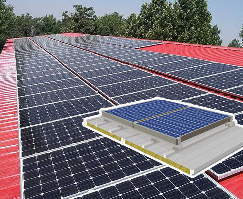 Yes Fireproof 75mm Photovoltaic Roof Panel for Sustainable and Eco-Friendly Roofing Solutions