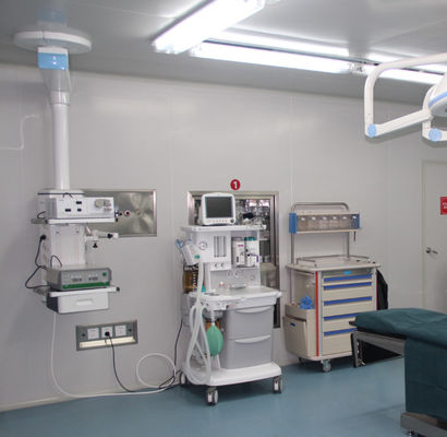 Moisture-Resistant Cleanroom Wall Panel Fireproof and Durable with Easy Screws/Adhesive Installation