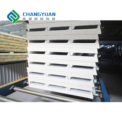 PU / PIR Sandwich Wall Panel Perfect Solution For Maintaining Heat In Building
