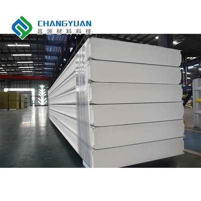 50mm PU/PIR Sandwich Panel for Cold Room Walls with Airtightness/Watertightness and Dimensional Stability