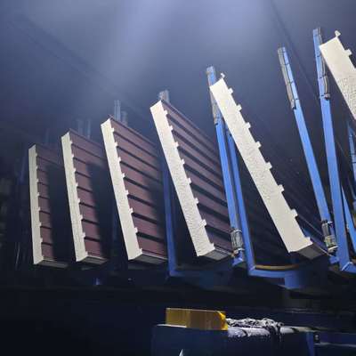 Al-Mg-Mn Alloy Greatwall Roof Panel with 45/65/95mm Thickness 950mm Width and 50 Years Lifespan