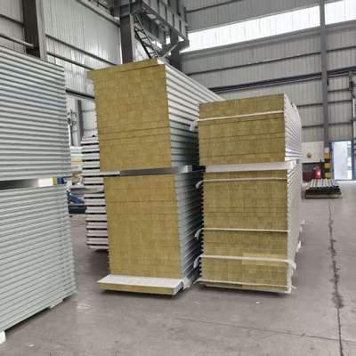 Sound-absorbing and Soundproof Rock Wool Cleanroom Wall Panel with Beautiful Appearance