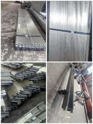 High Corrosion Resistance Corrugated Metal Decking with Load Capacity Up To 500 Kg/m² and Thickness 0.7mm to 1.5mm for Structural Support