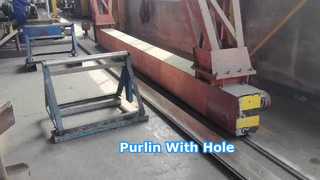 purlin with hole